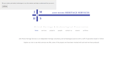 Desktop Screenshot of jmheritageservices.co.uk